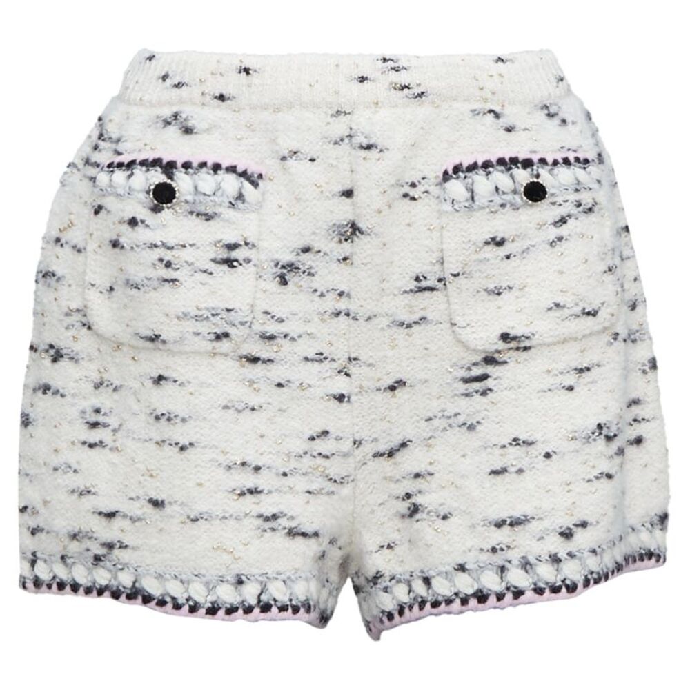 Chanel 21a Cashmere Wool Tweed Shorts